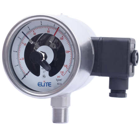 All SS Electric Contact Pressure Gauges